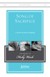 Song of Sacrifice SATB choral sheet music cover